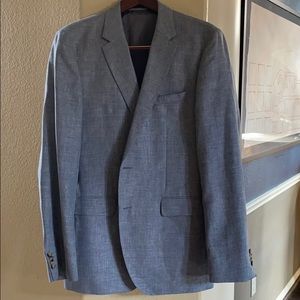 Hugo boss Wool-Linen light blue sports coat